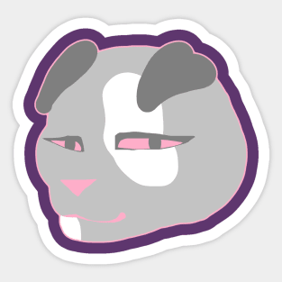 Demi girl pride cat Sticker